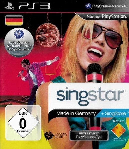 Singstar: Made in Germany + Singstore (PlayStation 3)