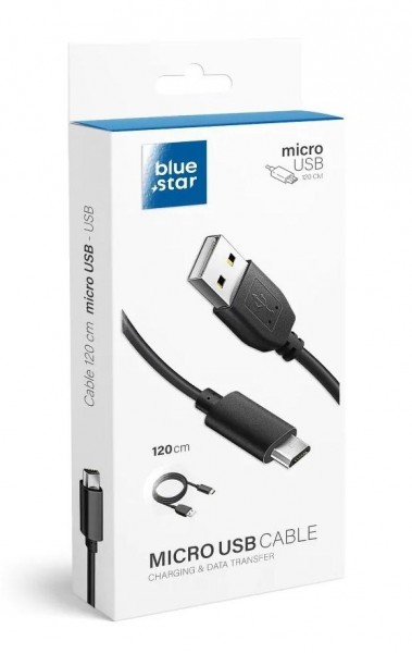Micro USB Kabel schwarz 1,2m