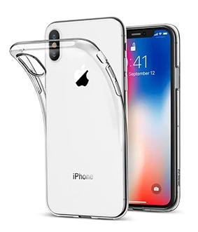 Handyhülle Backcase Silikon durchsichtig transparent iPhone X XS