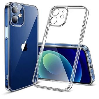 Handyhülle Backcase Silikon durchsichtig transparent mit Kameraschutz iPhone 12 Pro