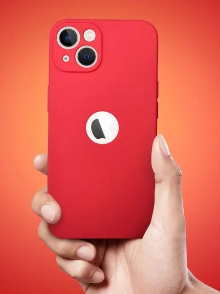 iPhone 14 Handyhülle / Backcase Silikon Rot