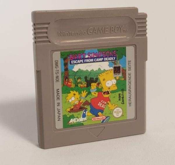 Bart Simpsons Escape from Camp Deadly (Nintendo Game Boy)
