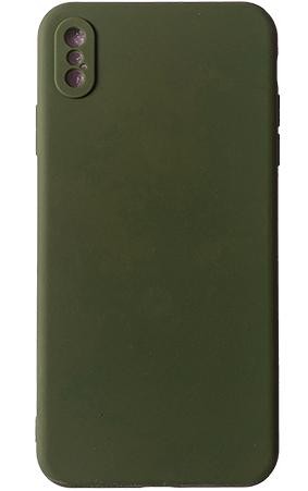 Handyhülle Backcase Silikon Nachtgrün iPhone XS Max