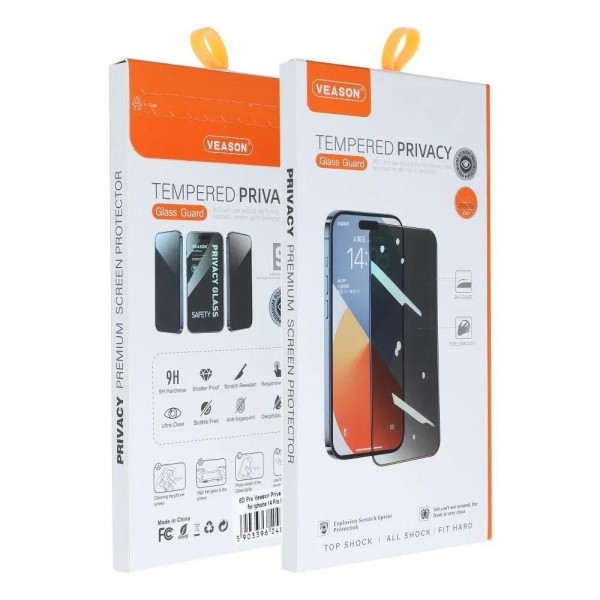 iPhone 15 Tempered Glass Privacy